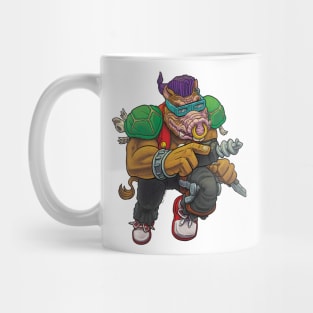 Brawling with Bebop, mutant warthog Mug